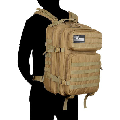 Tactical MOLLE Backpack – Military-Style Outdoor Backpack