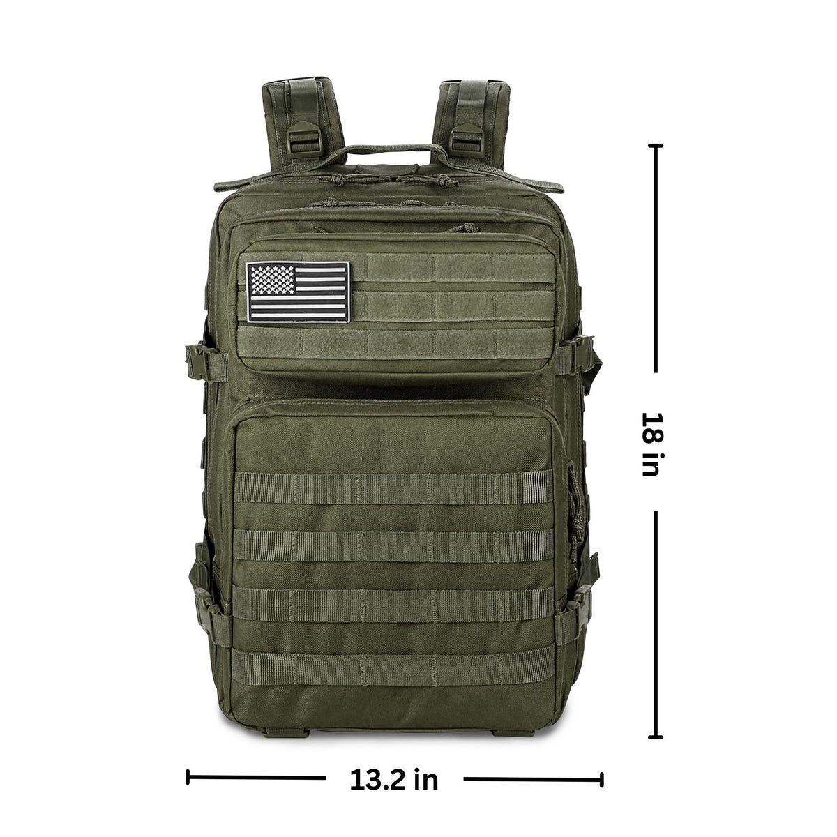 Tactical MOLLE Backpack – Military-Style Outdoor Backpack