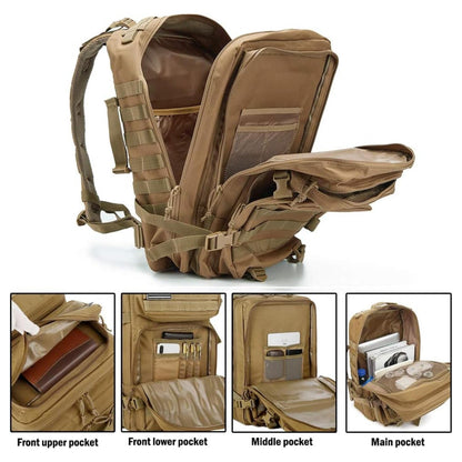 Tactical MOLLE Backpack – Military-Style Outdoor Backpack