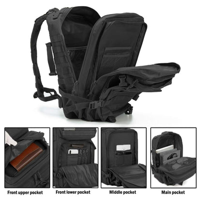 Tactical MOLLE Backpack – Military-Style Outdoor Backpack