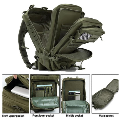 Tactical MOLLE Backpack – Military-Style Outdoor Backpack